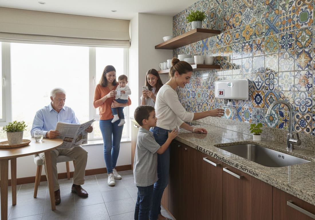 C-014 Img-Cor-Tex-Com Purificador Curvo Manantial Blanco ACR-ABS Imagen 3 de 3