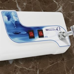 C-026 / Mini-Purificador (con Filtro) de Agua, en Acrílico o ABS. Salida Frontal / Funciona con Ozono