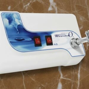 C-026 / Mini-Purificador (con Filtro) de Agua, en Acrílico o ABS. Salida Frontal / Funciona con Ozono