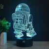 Lámpara Led 3D Star Wars R2-D2