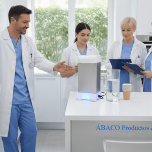 DP-111 / Dispensador y Purificador (con 3 Filtros) de Agua ACERO INOXIDABLE, Decorativo. Confiable proceso con Ozono