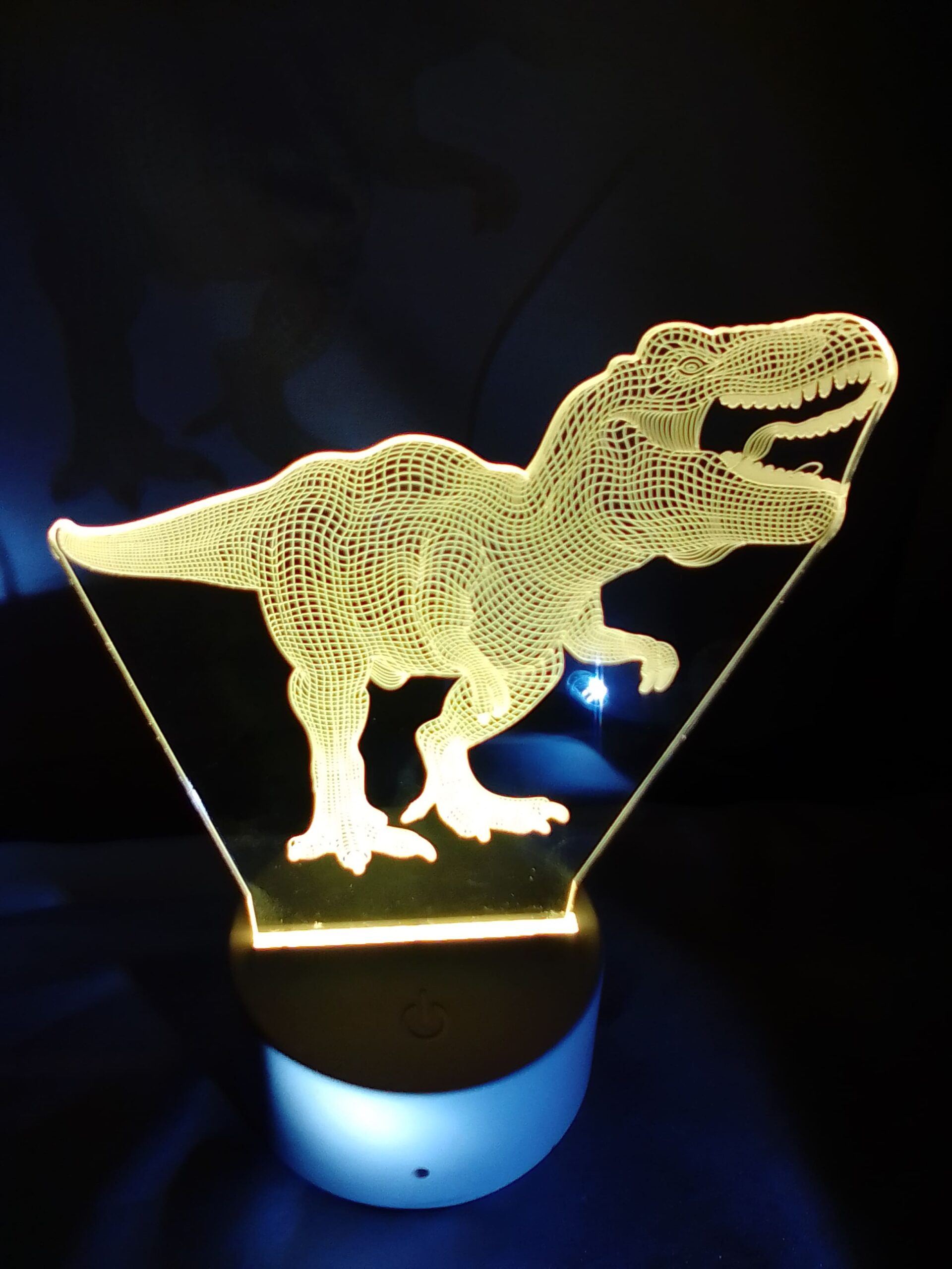 EL-5021 ImgCom ⁄ Imponente Lampara Led 3D del TIRANOSAURIO REX Imagen 1 de 3