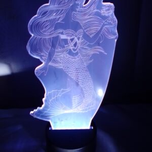 EL-5031 ⁄ Lámpara Led 3D de Encantadora SIRENA