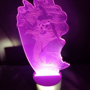 EL-5031 ⁄ Lámpara Led 3D de Encantadora SIRENA