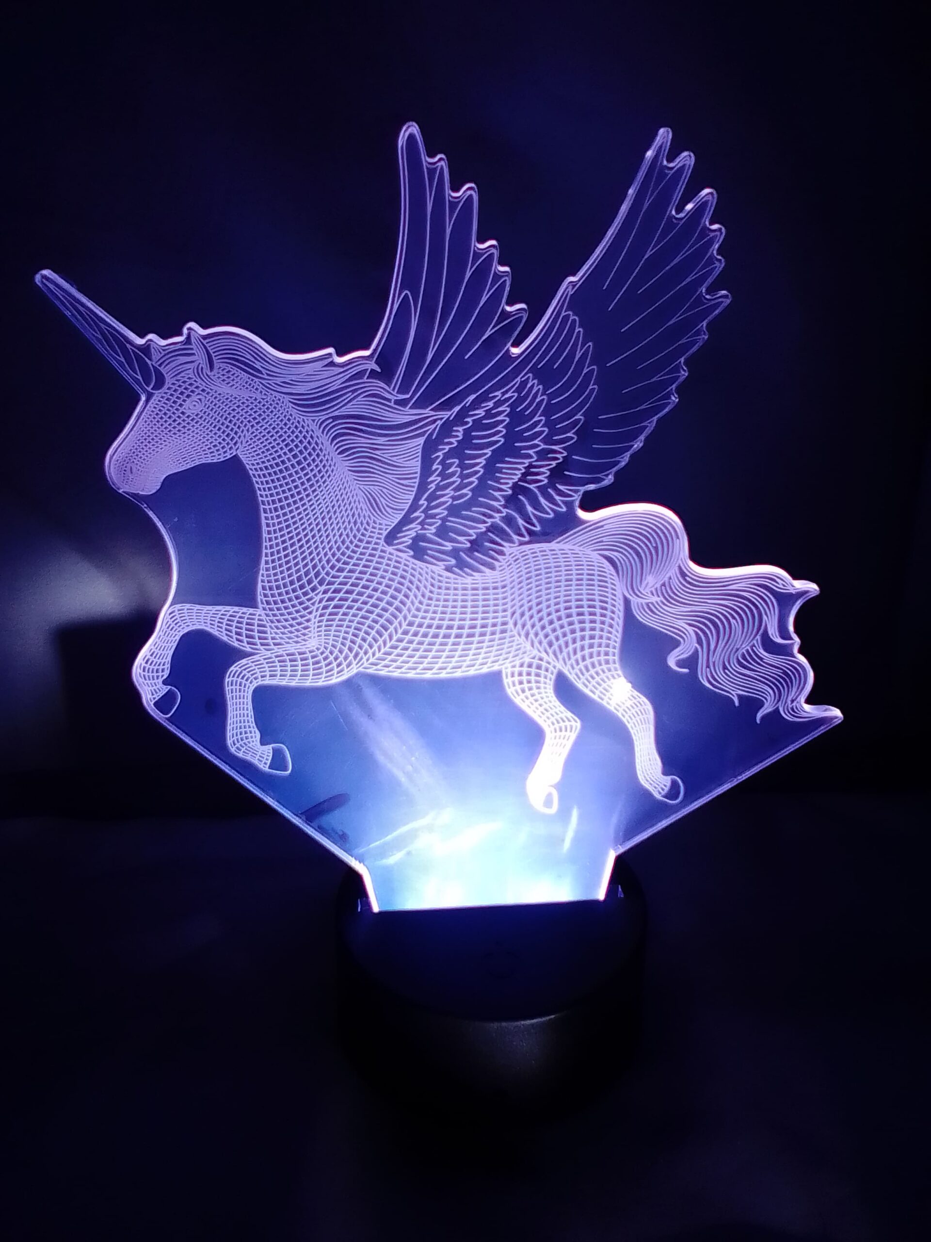 EL-5032 ImgCom ⁄ Lampara Led 3D de Sorprendente UNICORNIO Imagen 1 de 3